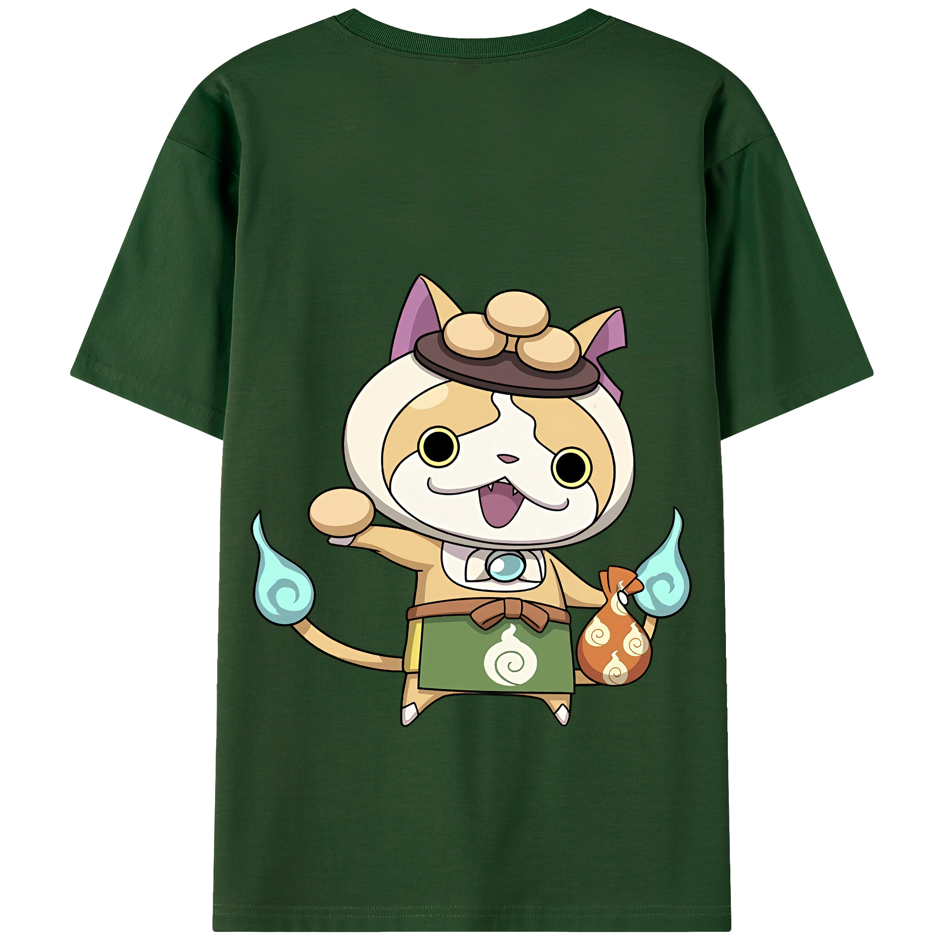 （画像用） 妖怪ウォッチ Yo-kai Watch 綿100％半袖Tシャツ（背面プリント）